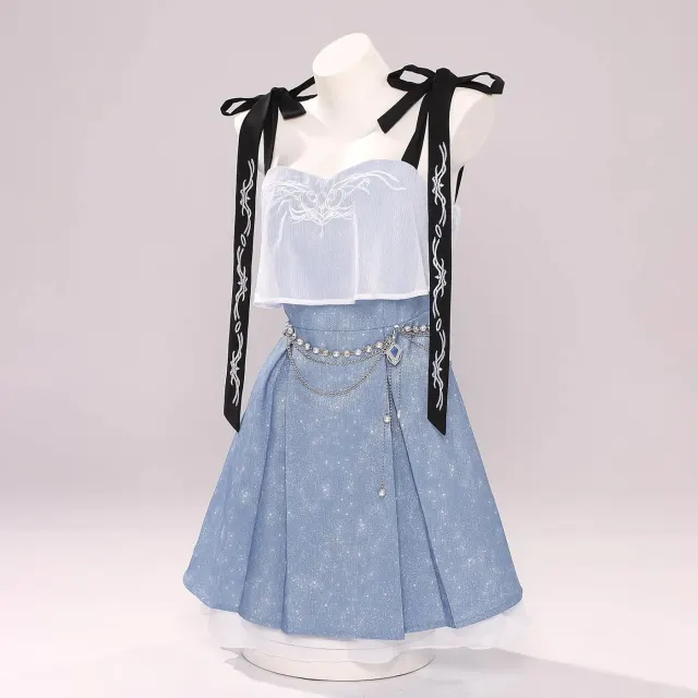 Love and Deepspace Main Character Cosplay Short Dress detail 12