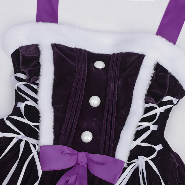 中世纪甜美圣诞 Cosplay 吊带舞台服装 详情 17