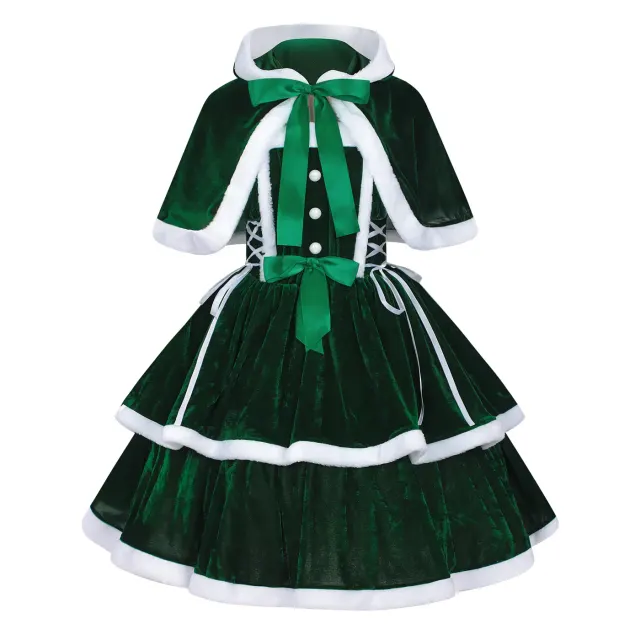 中世纪甜美圣诞 Cosplay 吊带舞台服装 详情 22
