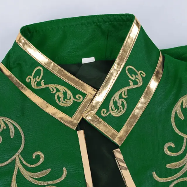 Medieval Court Embroidered Men's Prince Suit Set detail 22