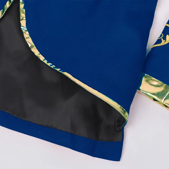 Mittelalterliche Hof-Prinz-Cosplay-Jacke mit Goldstickerei Detail 17