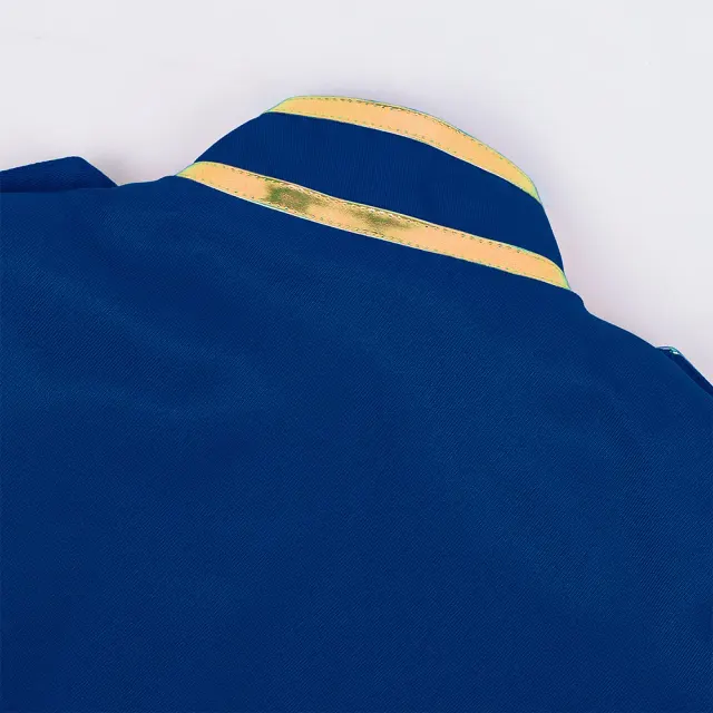 Mittelalterliche Hof-Prinz-Cosplay-Jacke mit Goldstickerei Detail 19