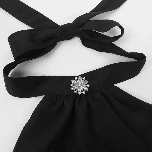detalle de Camisa cosplay de Halloween medieval francesa con cuello alto, encaje y volantes 6