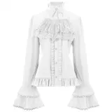 Camisa de corte francés estilo 1 - Blanco