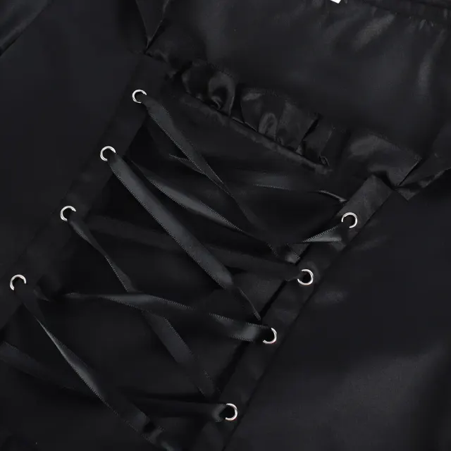 Costume cosplay de robe de sorcière à capuche gothique médiévale détail 11
