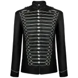Military Drum Costume - Black-Silver