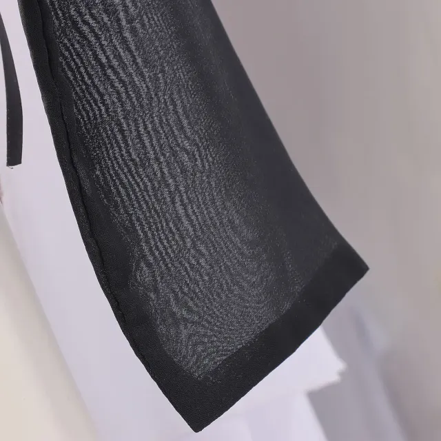 detalle de Sombrero Henin medieval con velo, tocado de disfraz renacentista para mujer 9