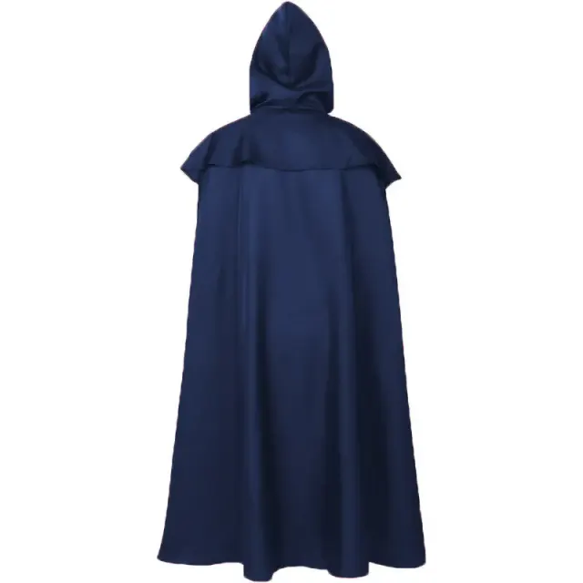 detalle de Capa de monje con capucha de estilo medieval para cosplay de Halloween 6