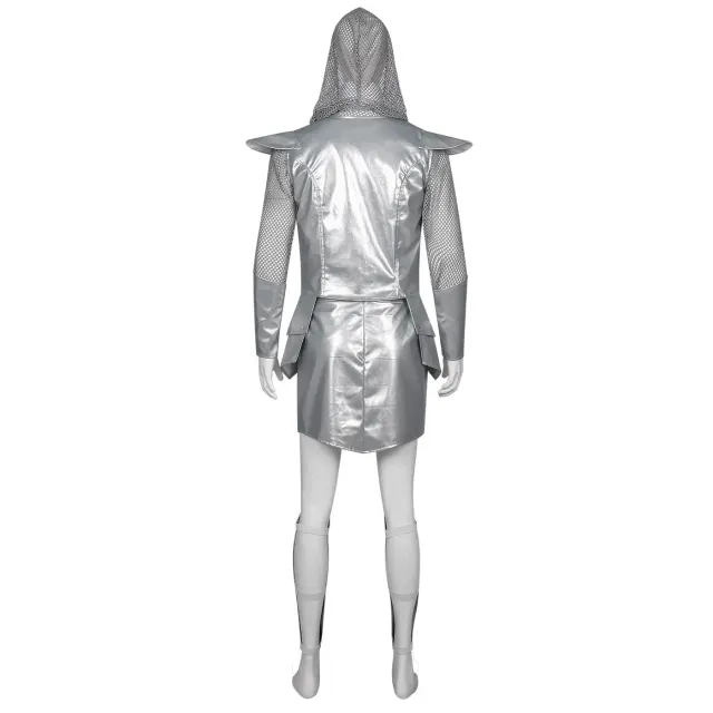 Mittelalterliches Ritter-Kettenhemd-Cosplay-Set als Halloween-Kriegerkostüm Detail 3
