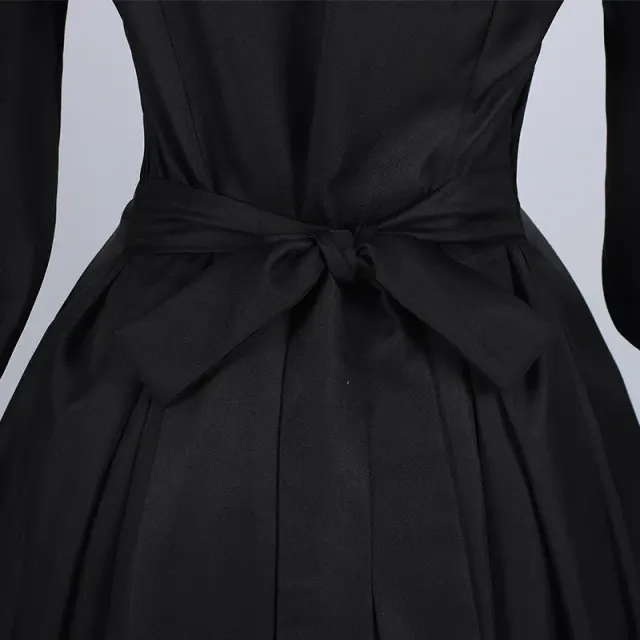 Costume cosplay Halloween de religieuse médiévale et d'infirmière Nightingale détail 4