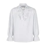 Puffy Sleeve Top - White
