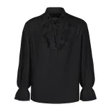 Puffy Sleeve Top - Black