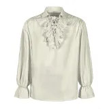 Puffy Sleeve Top - Beige
