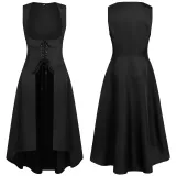 Vestido renacentista estilo 4 - Negro
