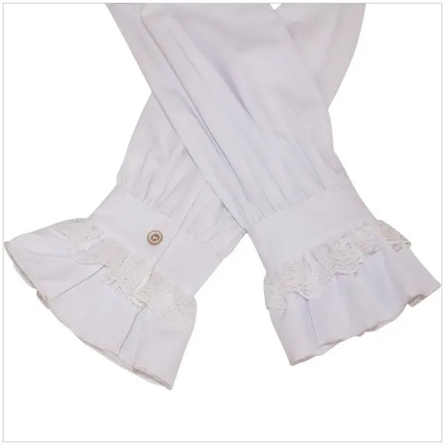 detalle de Chaqueta con capa medieval de cuello alto para cosplay de Halloween y escenario 18