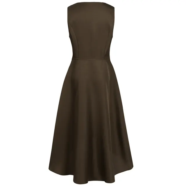 Ärmelloses Vintage-Mittelalter-Steampunk-Cosplay-Kleid mit Schnürung Detail 2