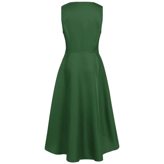 Ärmelloses Vintage-Mittelalter-Steampunk-Cosplay-Kleid mit Schnürung Detail 11