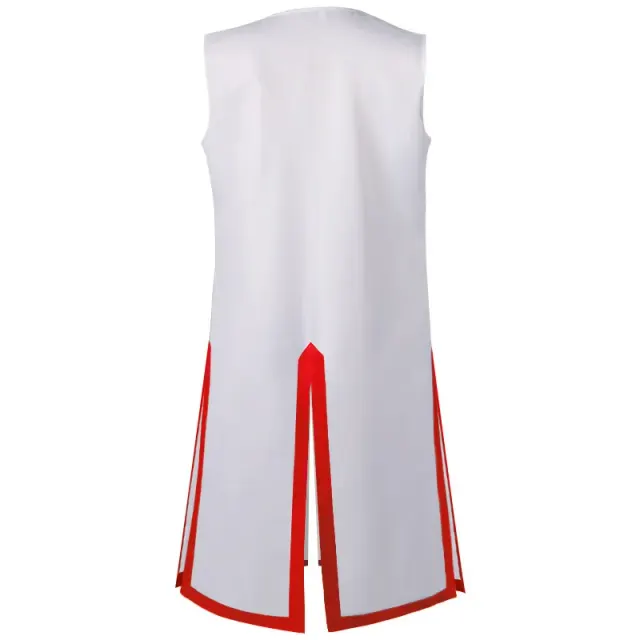 Robe cosplay de chevalier templier médiéval pour la scène et les soirées détail 14