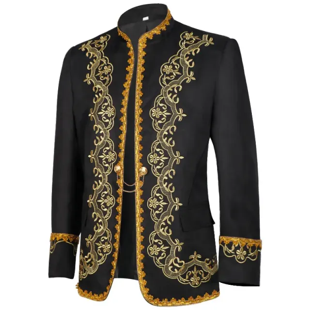 detalle de Chaqueta formal cosplay de manga larga medieval unisex 3