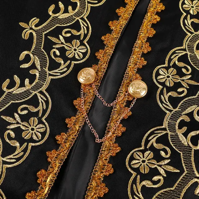 detalle de Chaqueta formal cosplay de manga larga medieval unisex 6