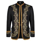 Chaqueta Formal Dorado - Negro
