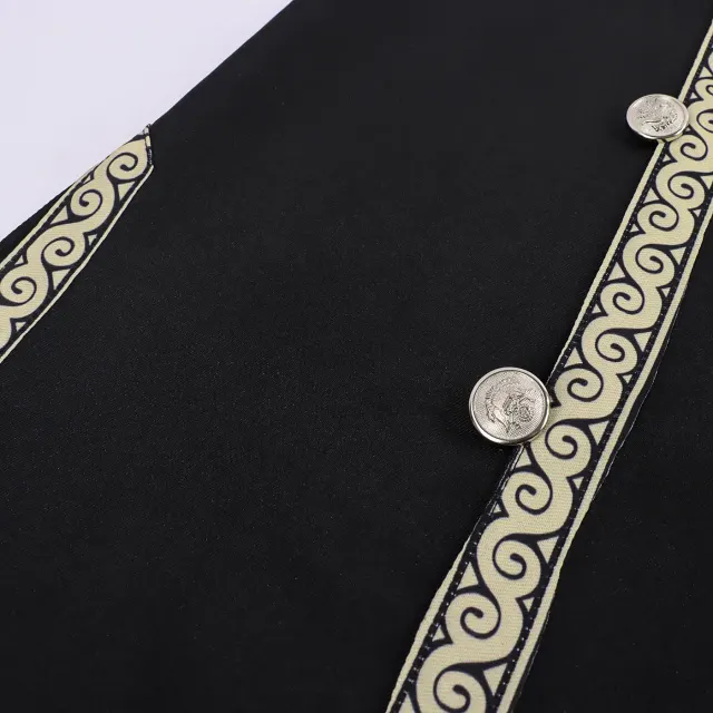 Mittelalterliches Wikinger-Tunika-Kostüm mit Taillenbindung für Ritter-Cosplay Detail 6