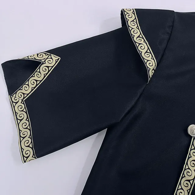 Mittelalterliches Wikinger-Tunika-Kostüm mit Taillenbindung für Ritter-Cosplay Detail 13