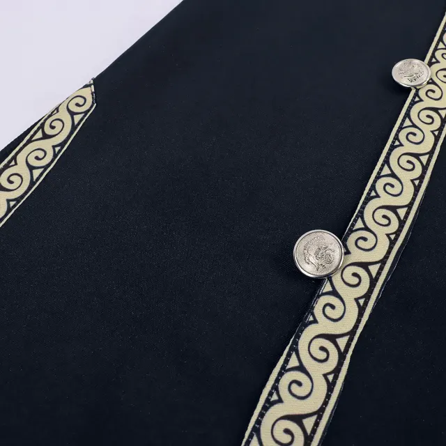 Mittelalterliches Wikinger-Tunika-Kostüm mit Taillenbindung für Ritter-Cosplay Detail 14