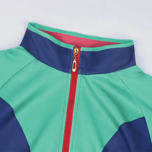 detalle de Disfraz cosplay de anime para hombre con chaqueta sin mangas y pantalón, estilo Max 4