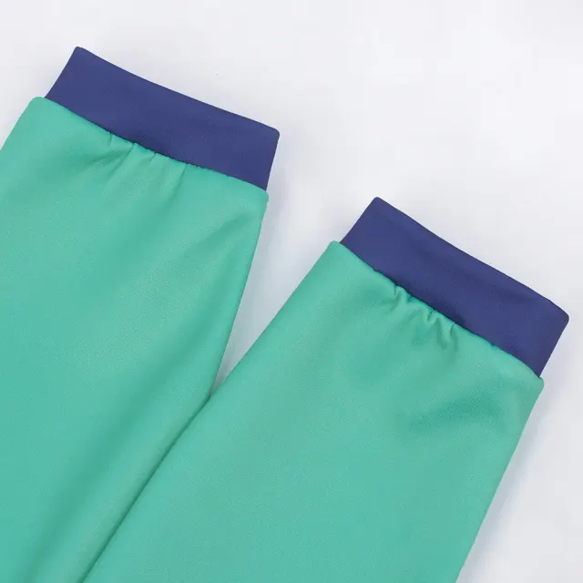 detalle de Disfraz cosplay de anime para hombre con chaqueta sin mangas y pantalón, estilo Max 8