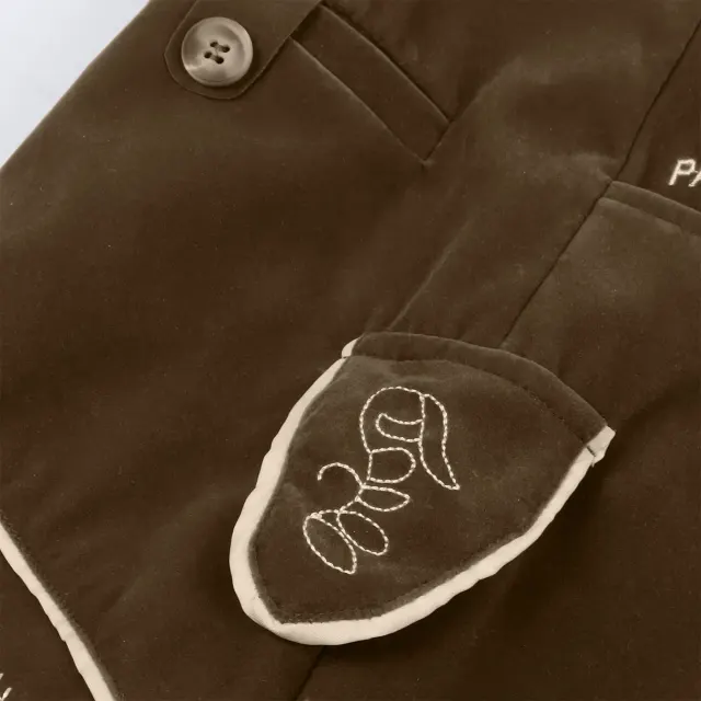 detalle de Pantalón con tirantes bávaro de Oktoberfest para hombre para escenario y fiesta 14