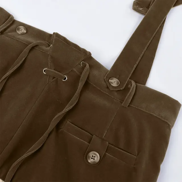 detalle de Pantalón con tirantes bávaro de Oktoberfest para hombre para escenario y fiesta 15