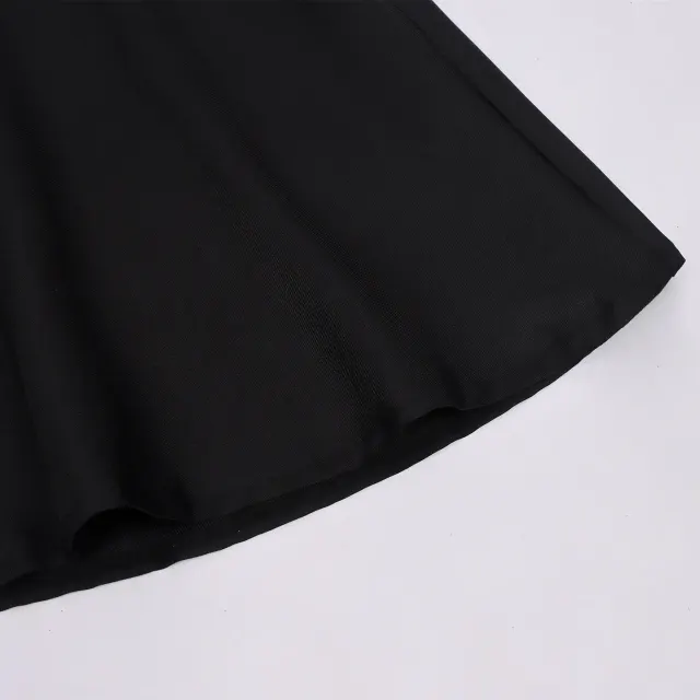 Tudor-Renaissance-Prinz-Kostüm für Herren mit Umhang in Schwarz Detail 12