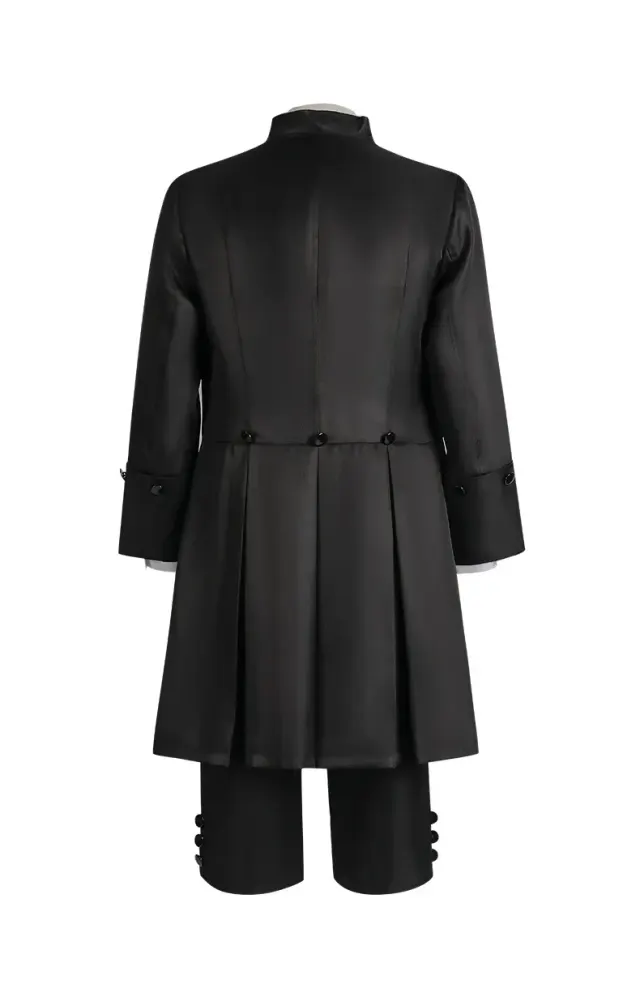 Ensemble costume cosplay de prince de cour britannique pour homme détail 5