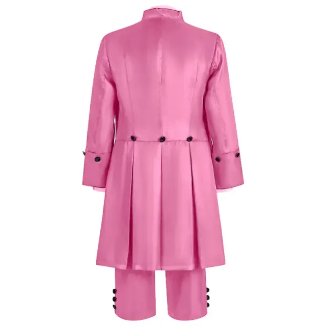 Ensemble costume cosplay de prince de cour britannique pour homme détail 10