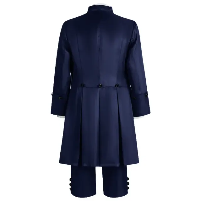 Ensemble costume cosplay de prince de cour britannique pour homme détail 18