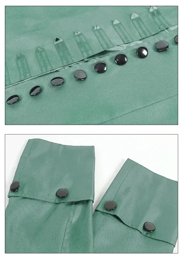 Ensemble costume cosplay de prince de cour britannique pour homme détail 23