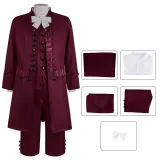 Ensemble costume britannique - Rouge