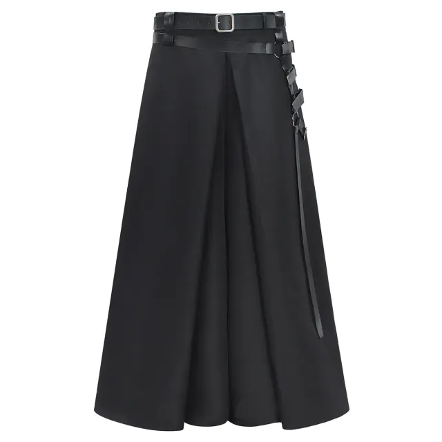 detalle de Pantalón falda plisado cosplay gótico ciber steampunk para hombre 1