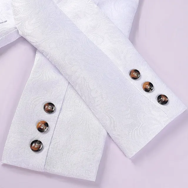 Herren-Kostümset Europäischer Hof Jacquard Mittelalter-Adel Detail 15