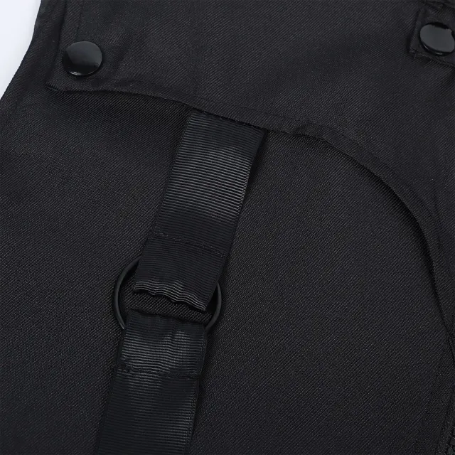 Gilet long sans manches gothique pour homme pour cosplay Halloween détail 4
