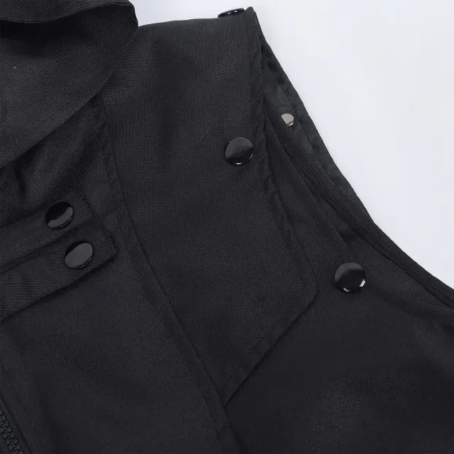 Gilet long sans manches gothique pour homme pour cosplay Halloween détail 6