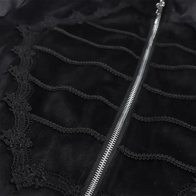 detalle de Frac medieval gótico para hombre para cosplay de vampiro de Halloween 6