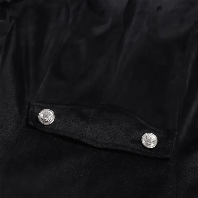 detalle de Frac medieval gótico para hombre para cosplay de vampiro de Halloween 10