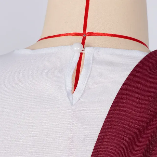 detalle de Conjunto de disfraz de toga griega romana y frac con ribete dorado para hombre 5