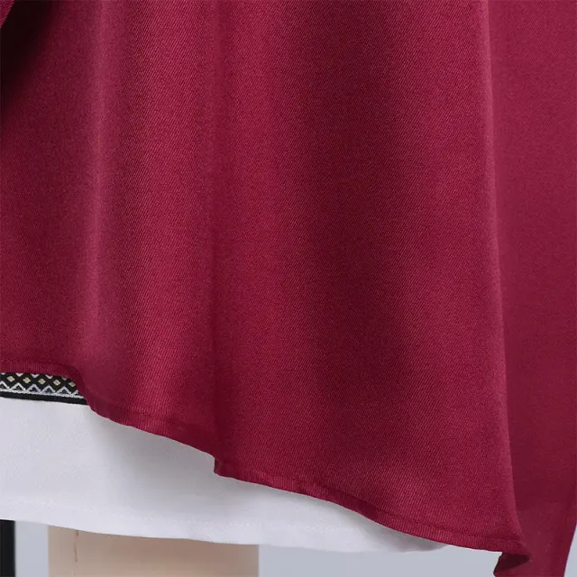 detalle de Conjunto de disfraz de toga griega romana y frac con ribete dorado para hombre 8