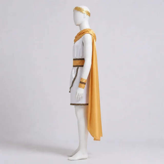 男士希腊罗马宙斯国王万圣节 Cosplay 服装套装 详情 2