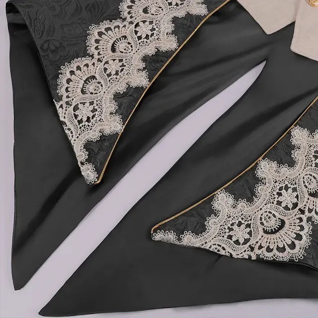 Queue-de-pie en dentelle pour homme, costume de scène gothique victorien détail 5