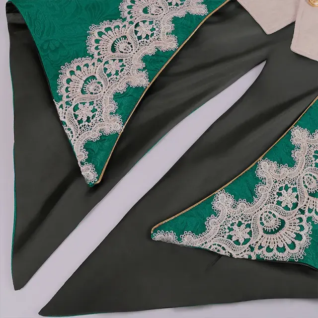 Queue-de-pie en dentelle pour homme, costume de scène gothique victorien détail 23