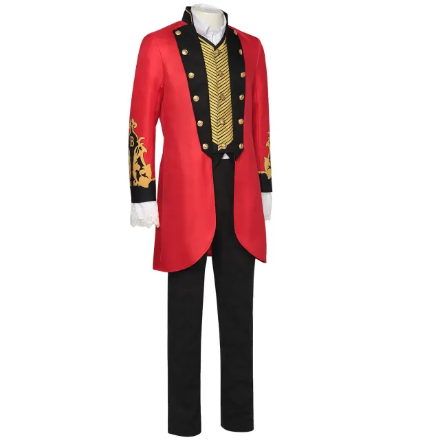 Ensemble costume queue-de-pie de cour médiévale pour homme pour cosplay sur scène détail 1